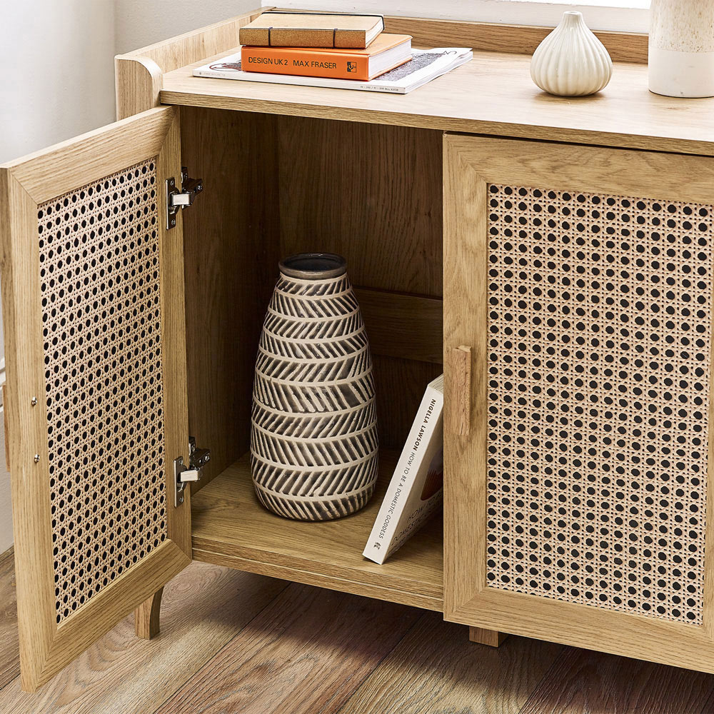 Julian Bowen Sydney 3 Door Rattan Effect Sideboard Image 5
