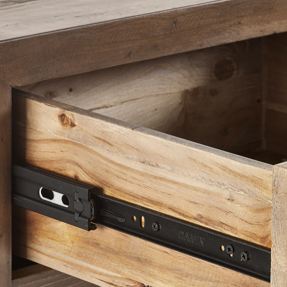 Julian Bowen Heritage 5 Drawer Distressed Chest of Drawers Image 6