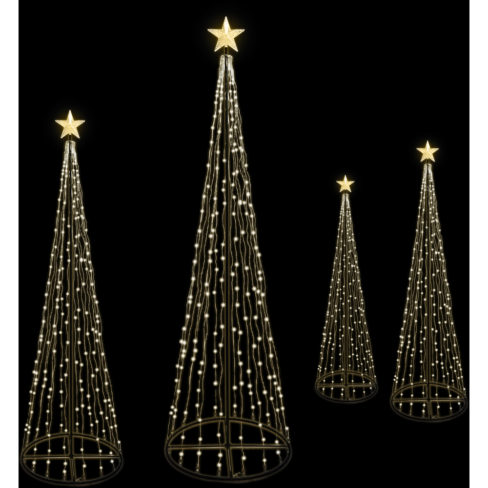Groundlevel LED Metal Outdoor Christmas Tree 4ft Image 4