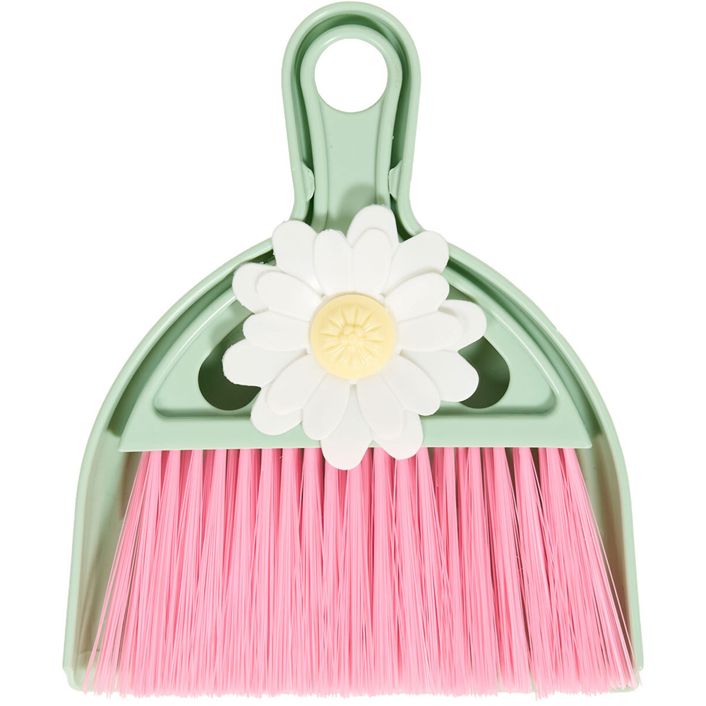 Flower Mini Dustpan and Brush Set Image 2