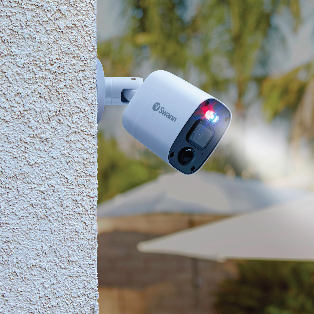 Swann Wired DVR CCTV 2 Bullet Camera Kit with 64GB SD Card Storage Image 2