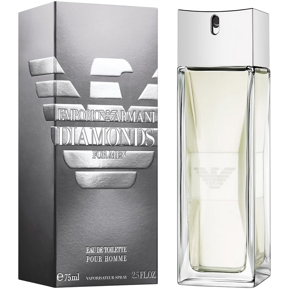 Armani Diamonds Men's Eau De Toilette 75ml Spray Image 2