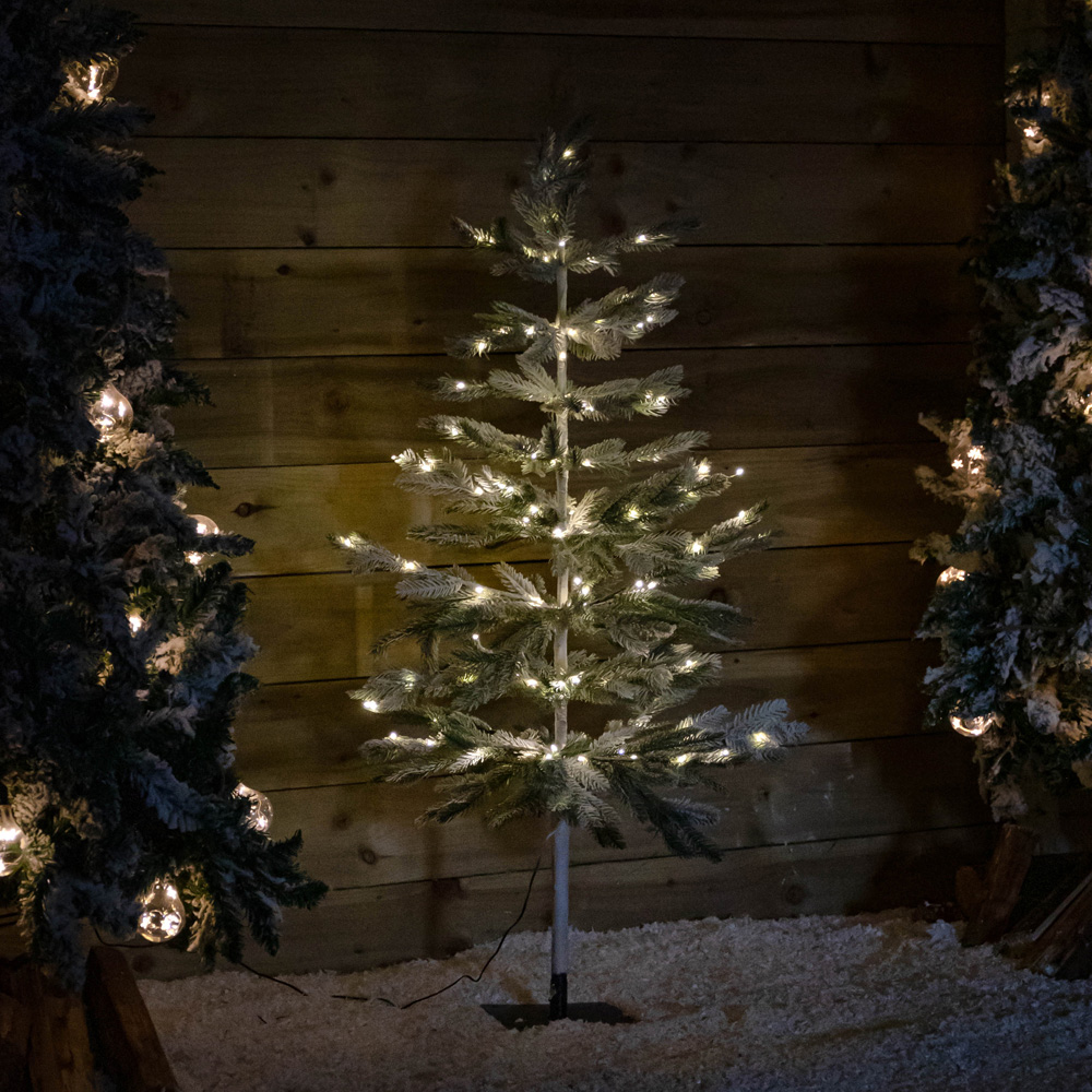 Samuel Alexander 150 Warm White LED Pine Needle Artificial Christmas Tree 4ft Image 8
