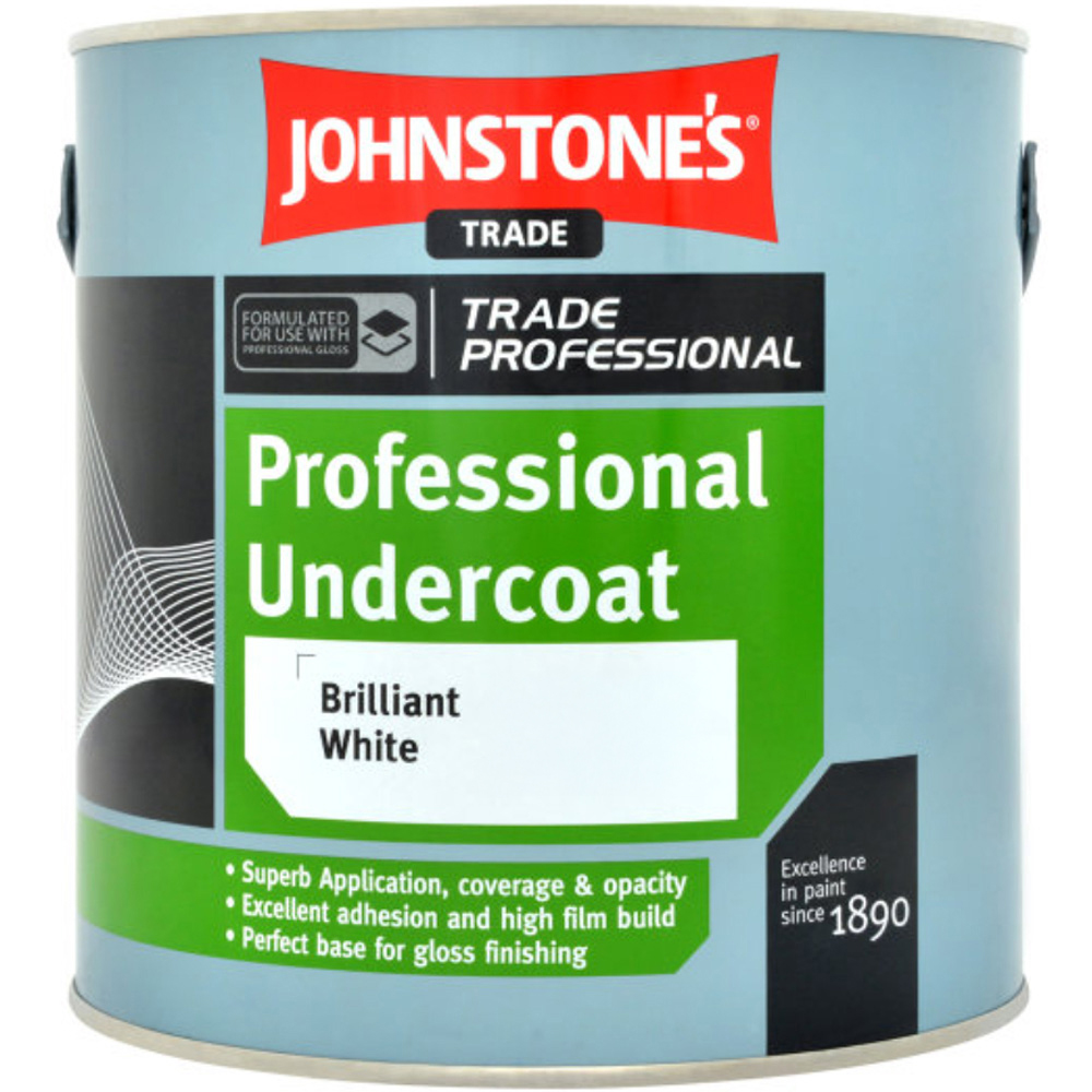 Johnstone's Trade Professional Brilliant White Undercoat 2.5L Image
