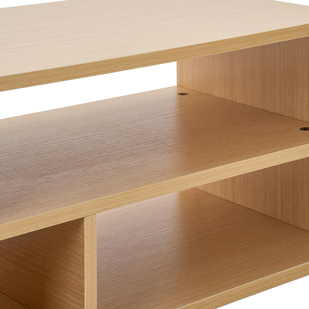 Living and Home 3 Shelf Natural Desktop Printer Stand Image 4