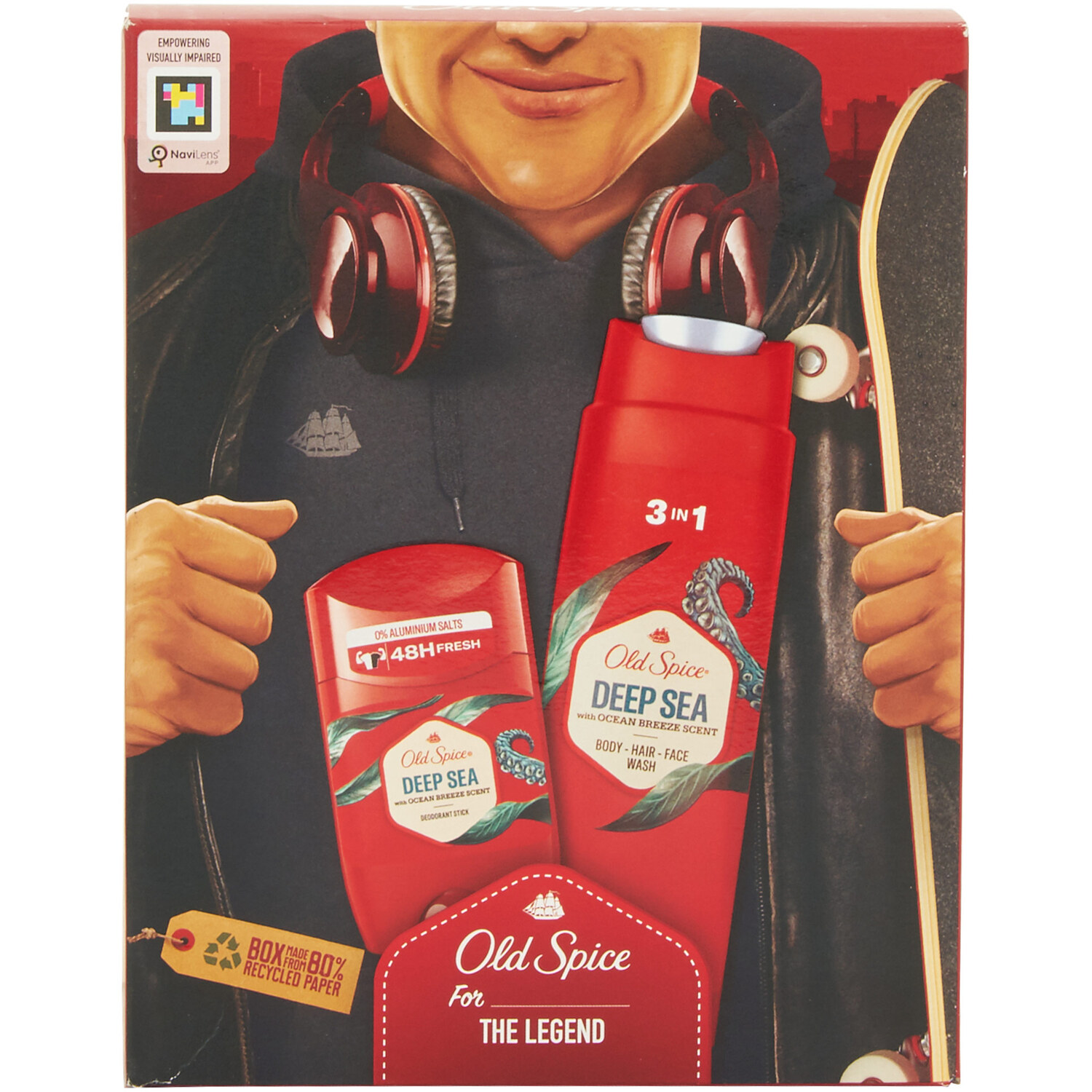 Old Spice Deep Sea Gift Set Red Image 1