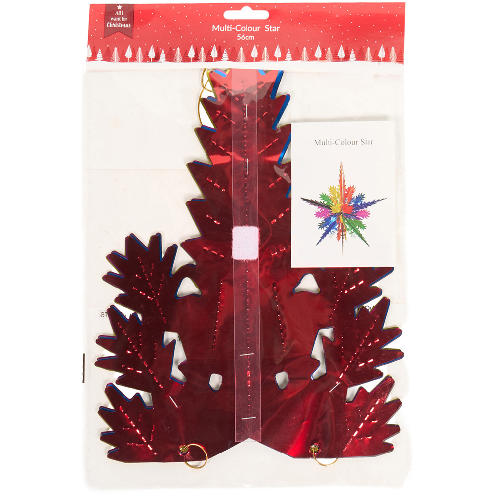 Multicolour Star Decoration Image 2