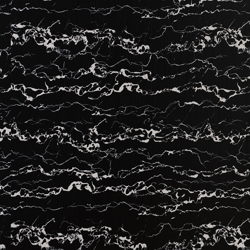 Living and Home Marble Pattern Black Self-Adhesive Wall Tile Sticker Image 7