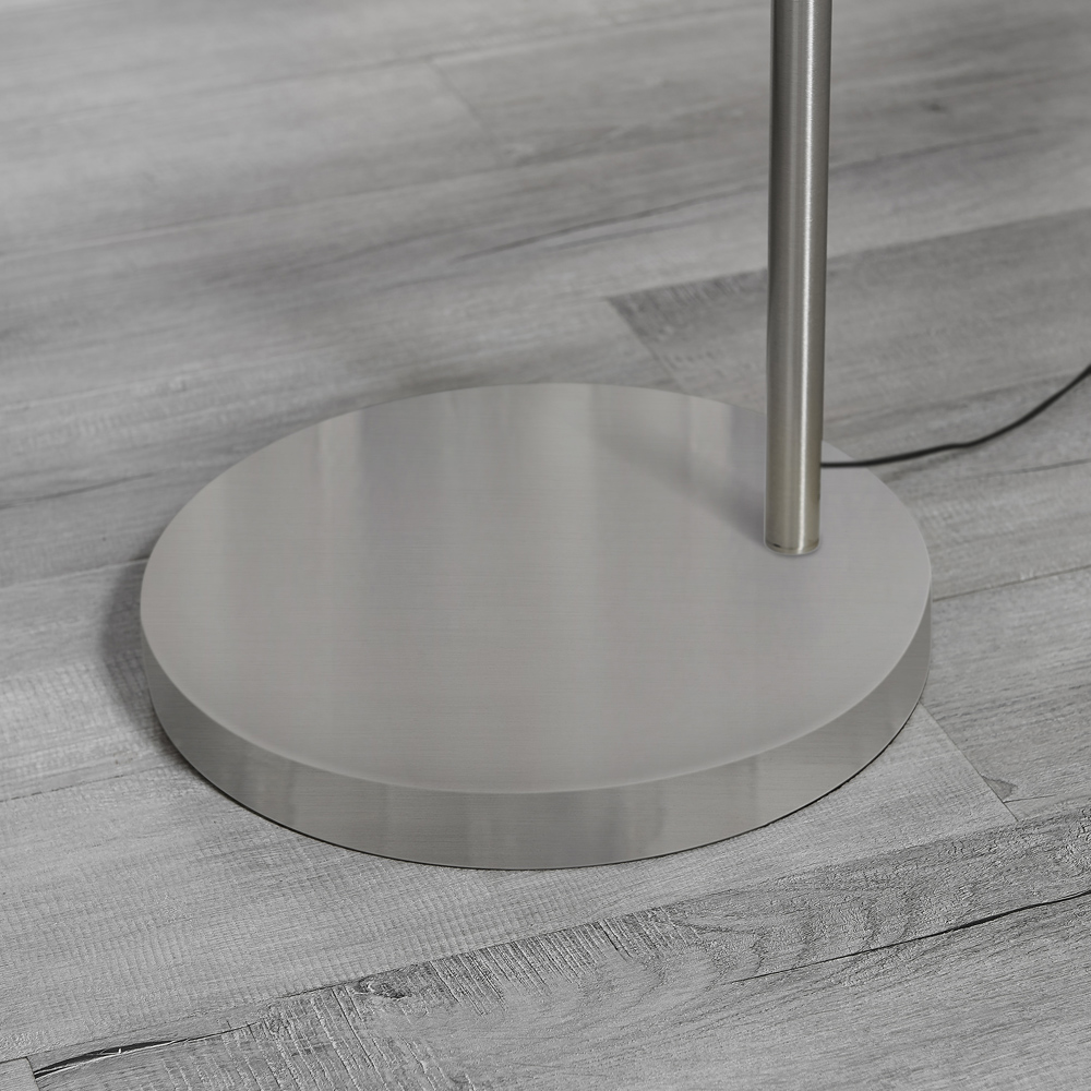 Furniturebox Adelaide Silver Standing Lamp Image 3