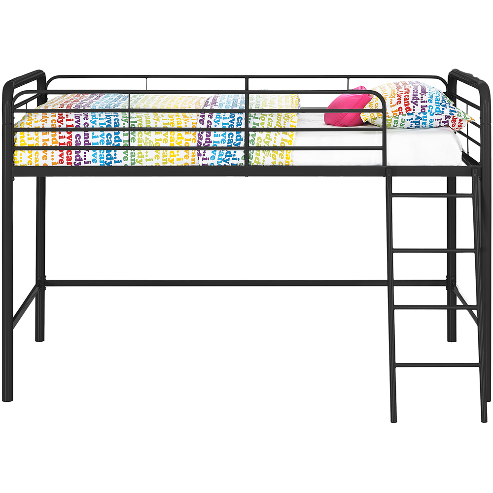 Dorel Single Black Midsleeper Bed Image 6