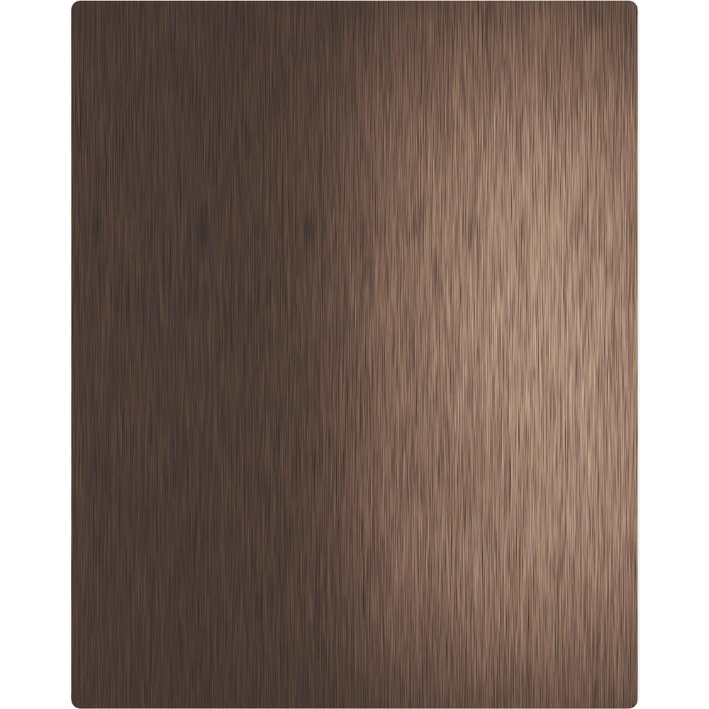 Metallico Brushed Copper Stainless Steel Kitchen Splashback 60 x 75 cm Image 2
