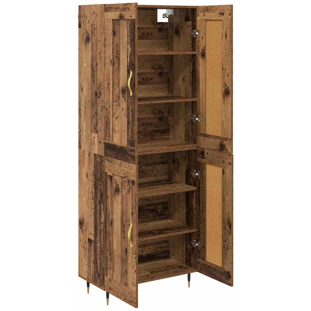 vidaXL 2 Door Old Wood Highboard Image 5