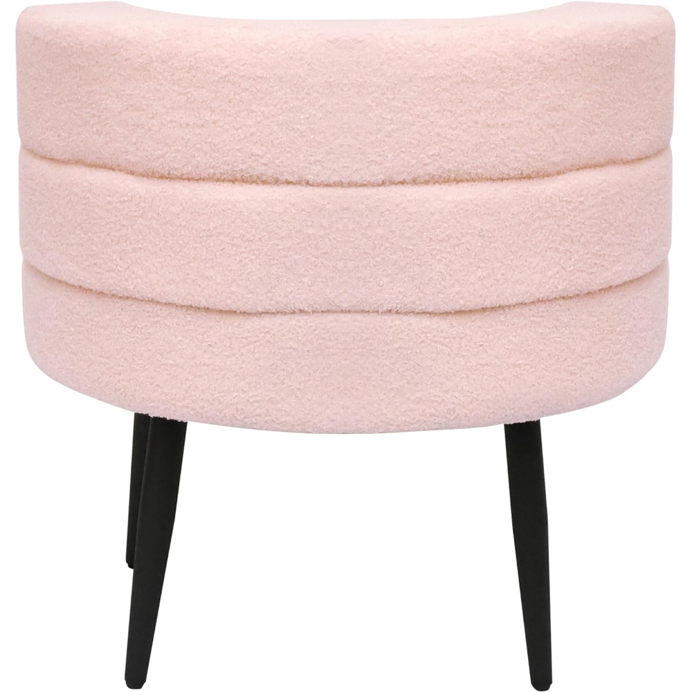 Alivio Pink Sherpa Sofa Chair Image 4