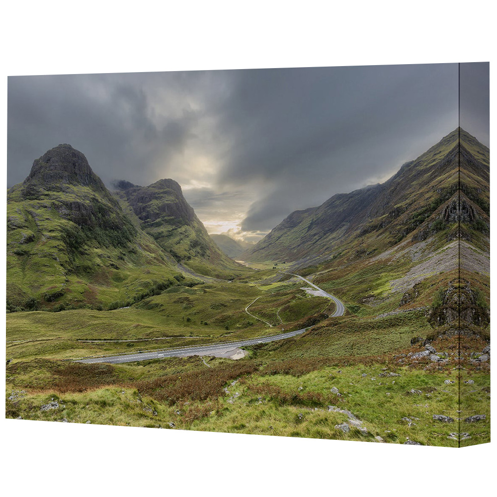Benjamin Tate Design Print 44 Highlands Canvas 101 x 77cm Image 1