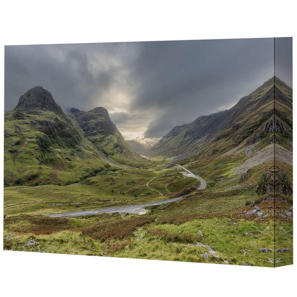 Benjamin Tate Design Print 65 Highlands Canvas 127 x 101cm Image 1