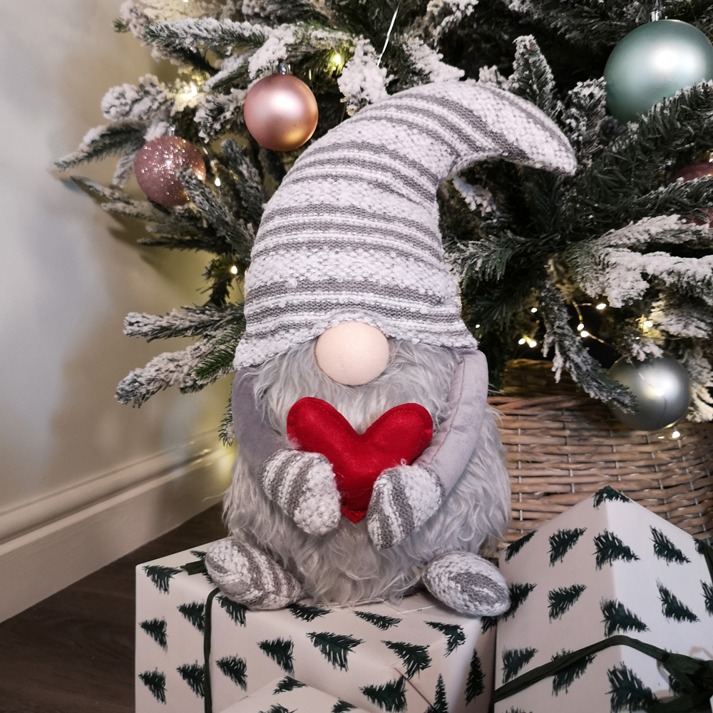 Samuel Alexander Grey and Red Heart Plush Gonk 81cm Image 2