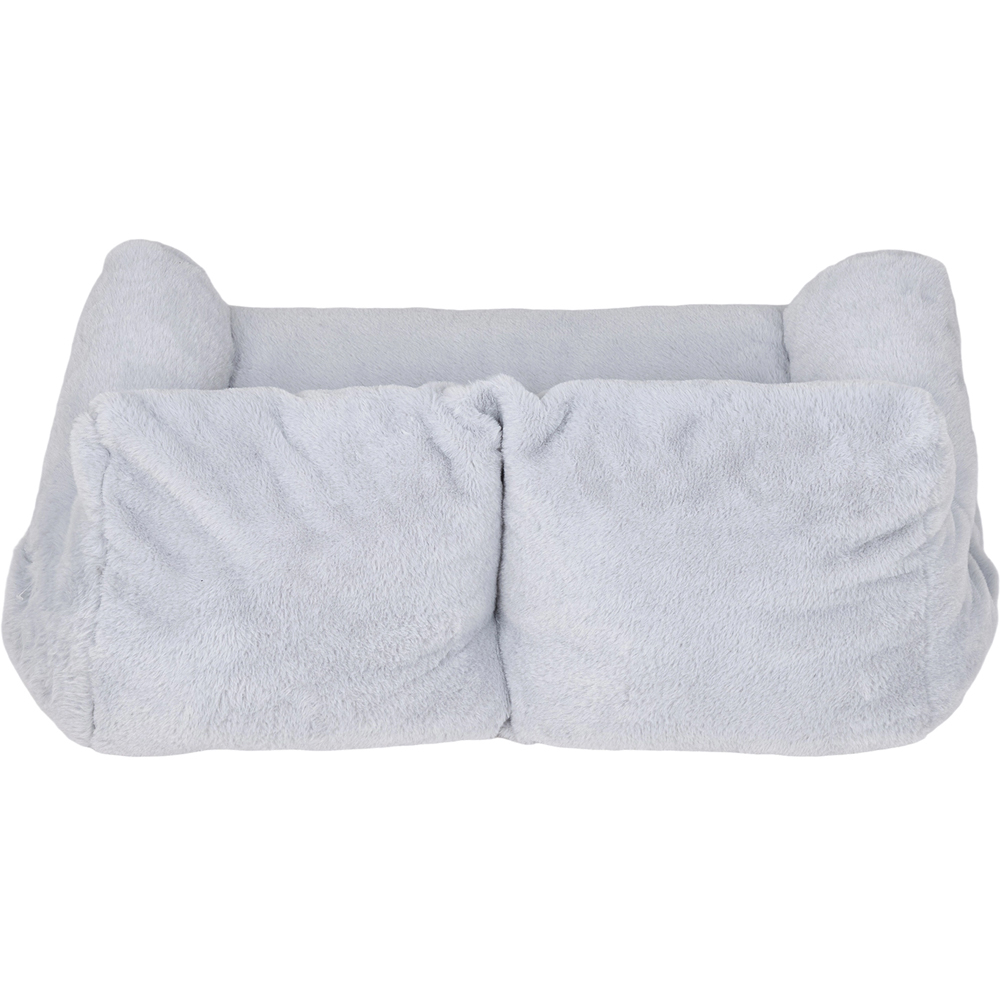 H&O Direct Large Grey Washable Cat Lounger Sofa Bed Image 3