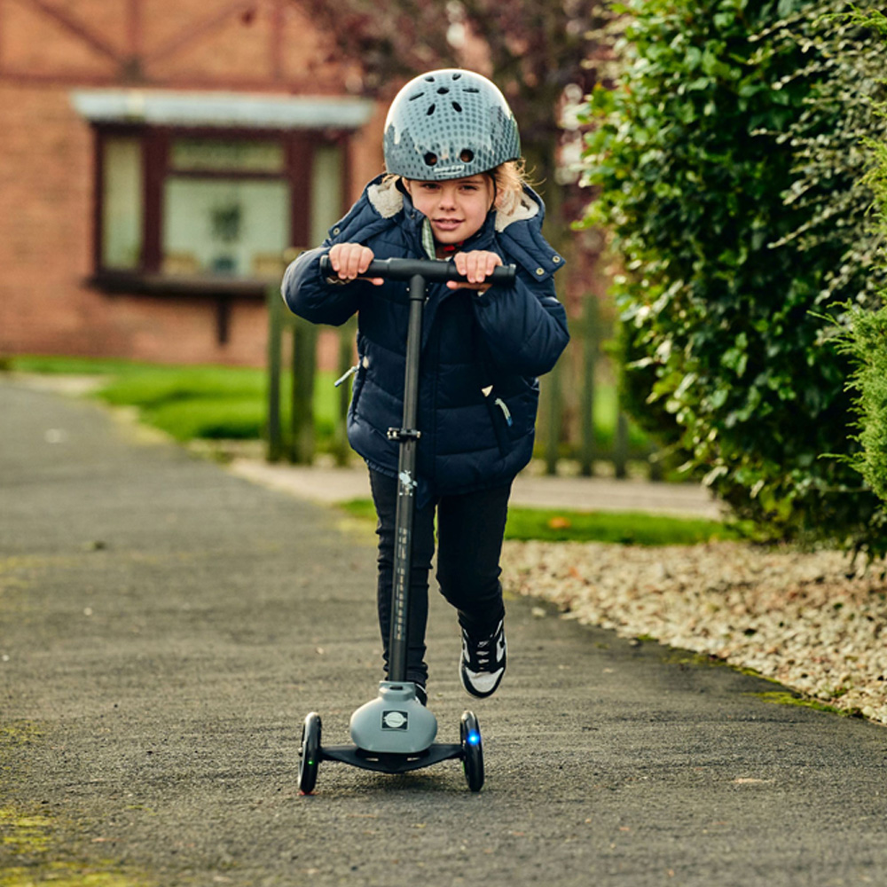 Ride-Ezy Hector Thunder Clouds Kids LED Helmet Image 2