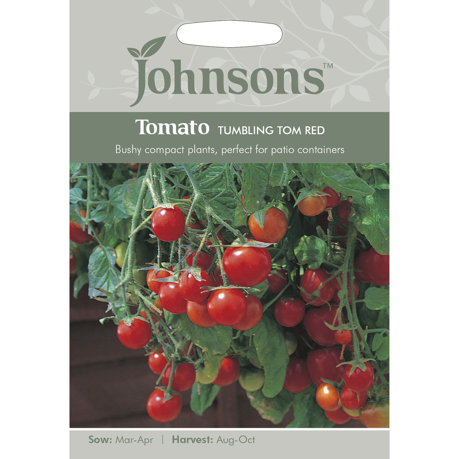 Johnsons Tumbling Tom Red Tomato Seeds Image 2