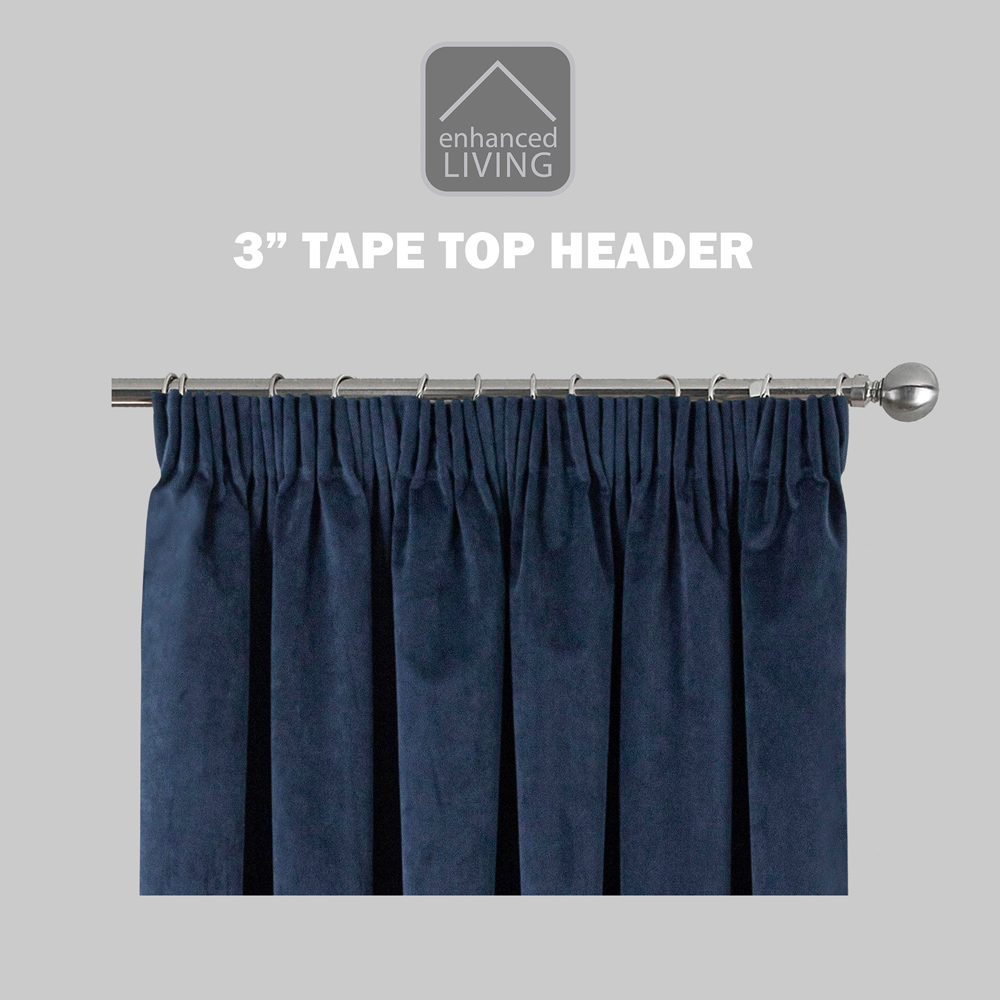 Enhanced Living Matrix Latte Thermal Pencil Pleat Readymade Curtains 229 x 274cm Image 5