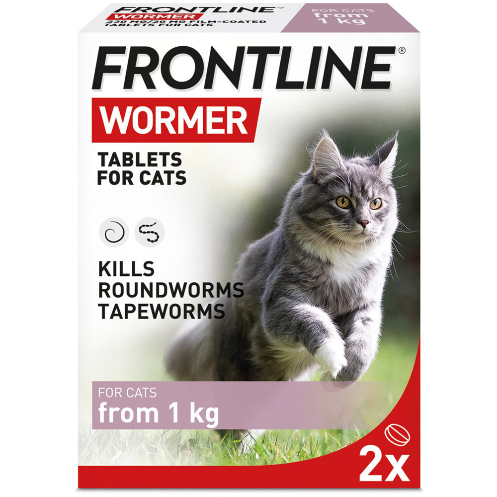 Frontline Wormer Tablets for Cats Image 1