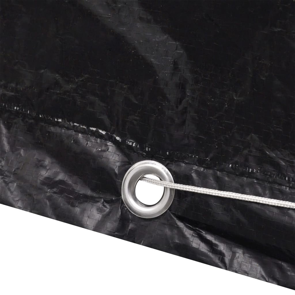 Walplus Black Polyethylene Garden Furniture Cover 122 x 112 x 98cm Image 5