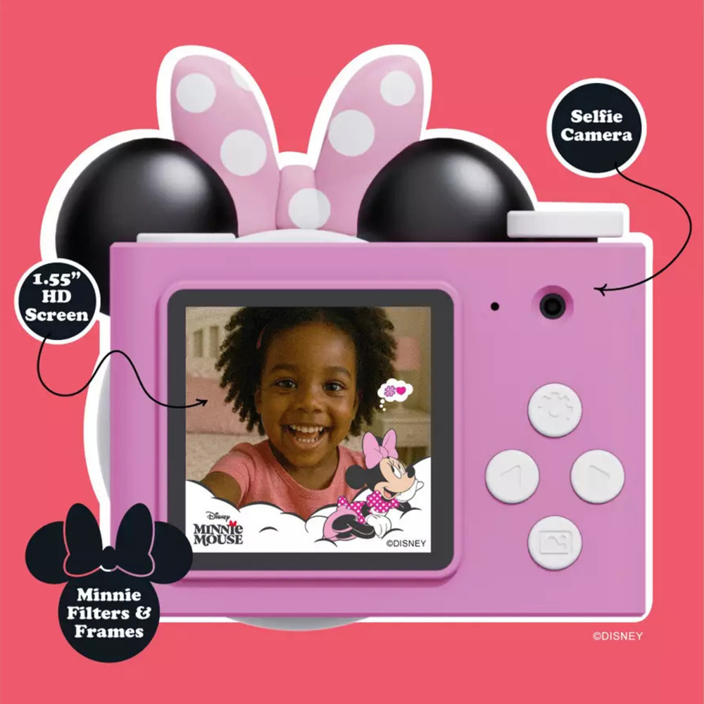 Kiimento Minnie Mouse Mini Kids Digital Camera and Video Camcorder Image 5