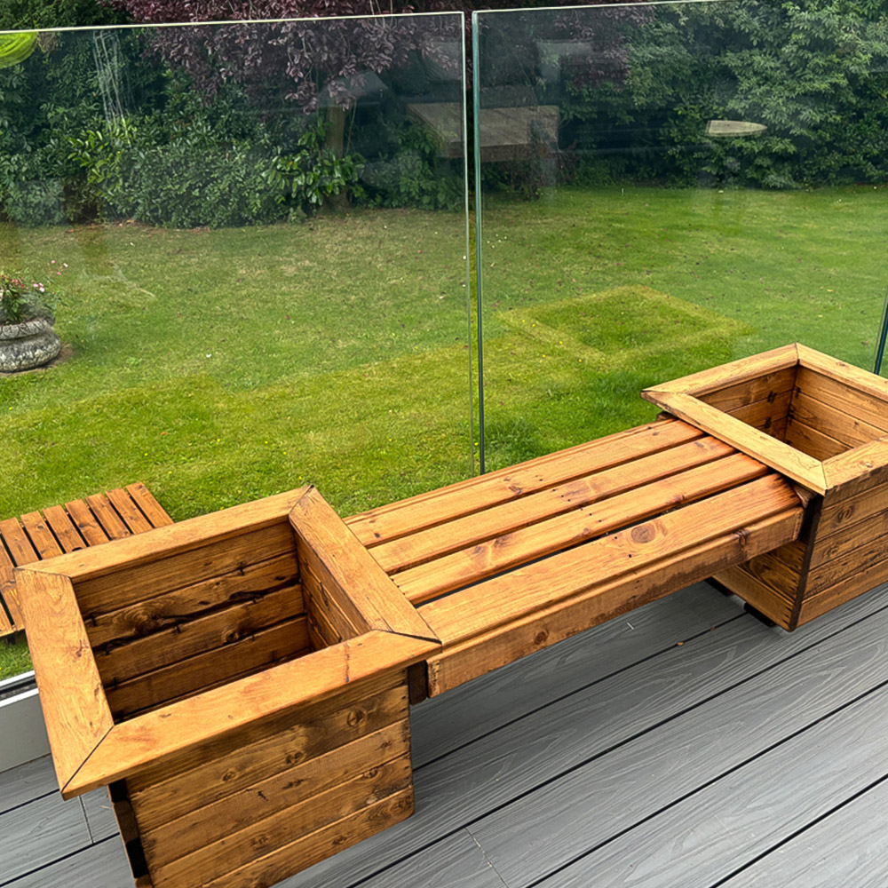 Charles Taylor Knights Single Seater Planter Bench Image 8