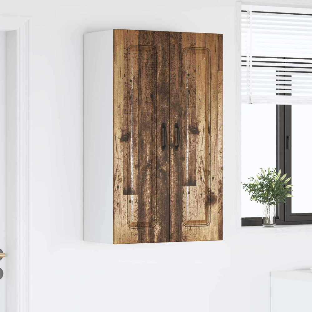 vidaXL 2 Door Old Wood Kitchen Wall Cabinet Image 9