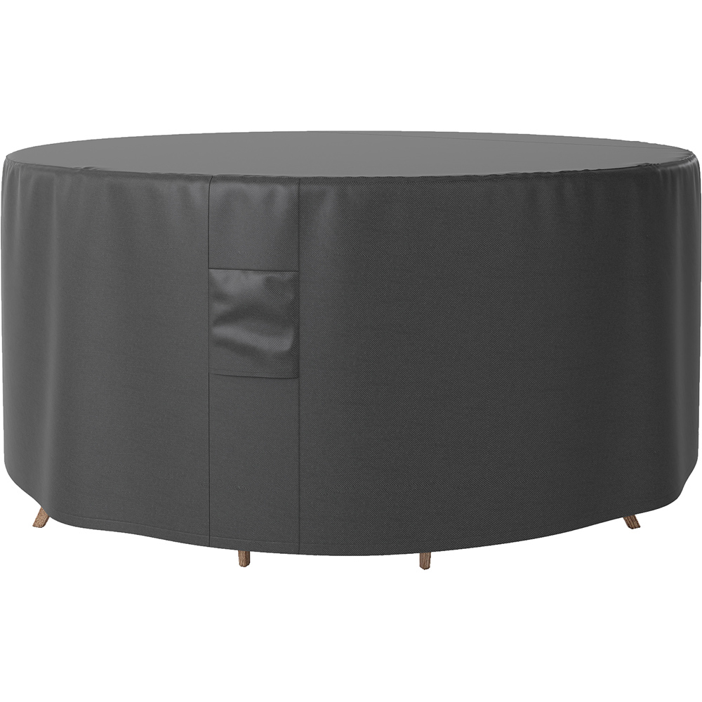 Outsunny Black Round Waterproof Garden Furniture Cover 81 x 193 x 193cm Image 1