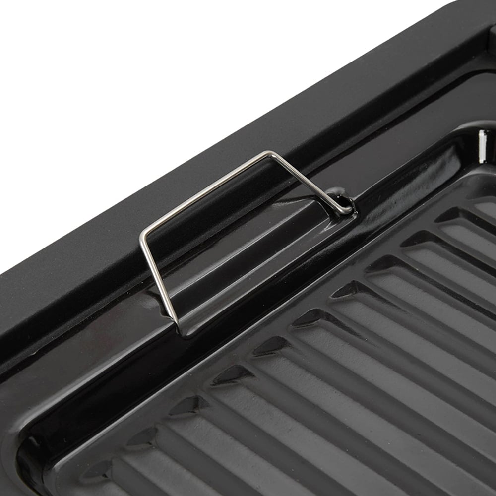 Living and Home Black Windproof Metal BBQ Grill and Tea Stove Image 5