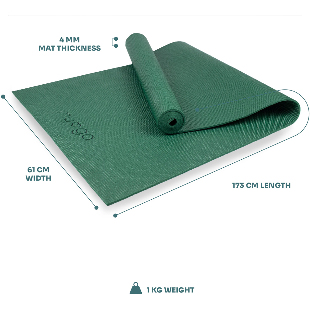 Myga Green Entry Level Yoga Mat Image 4