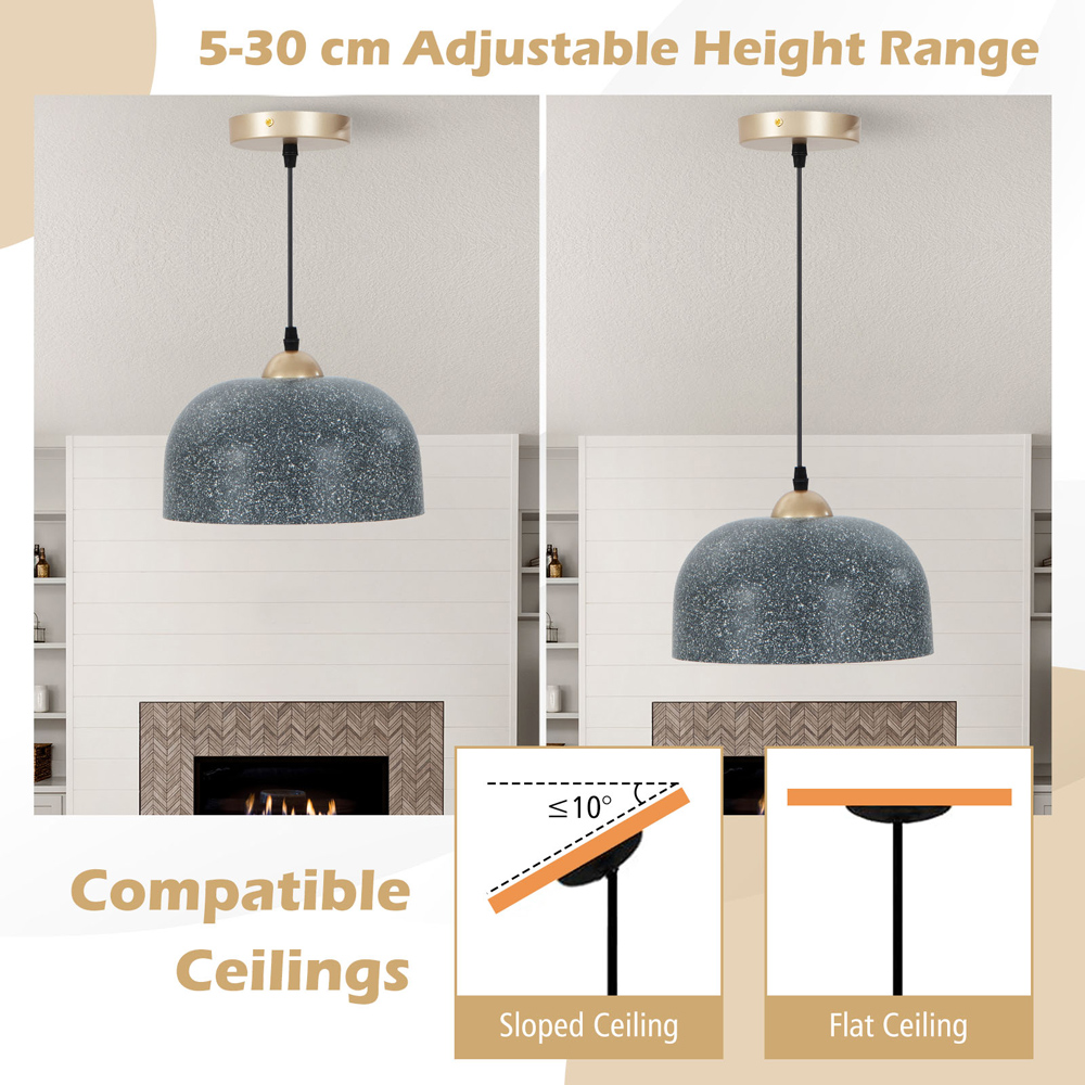 Costway Adjustable Hanging Cable Pendant Light Image 4