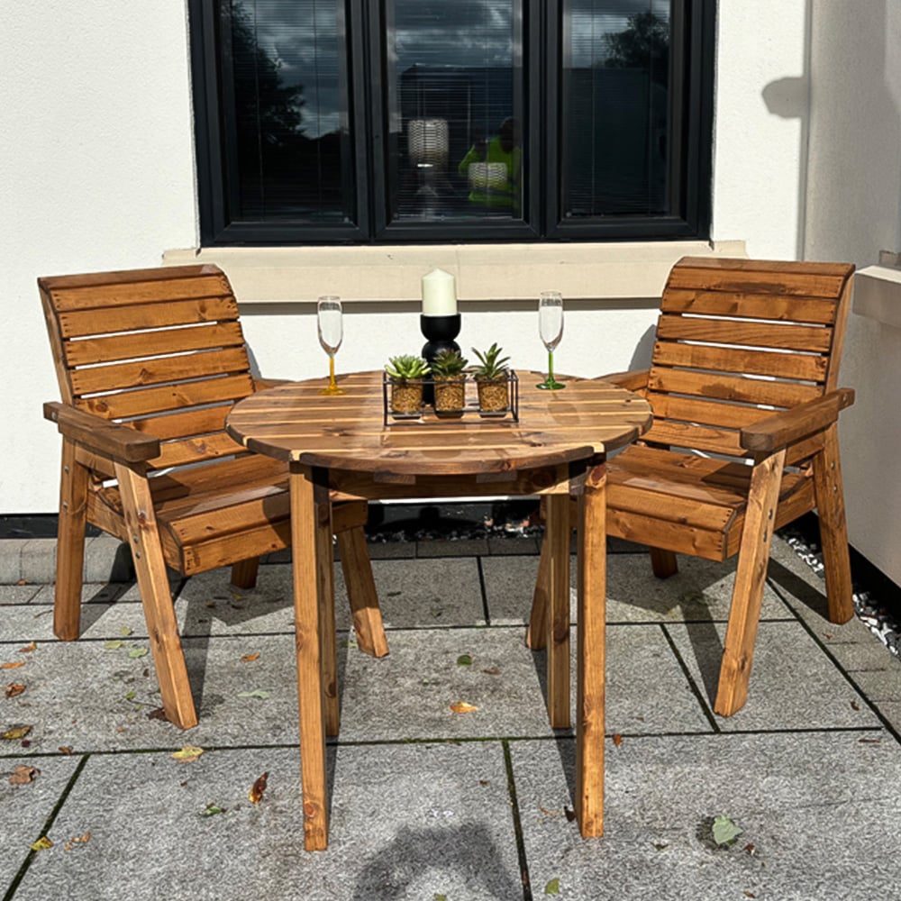 Charles Taylor Thatcham 2 Seater Garden Dining Set Image 6