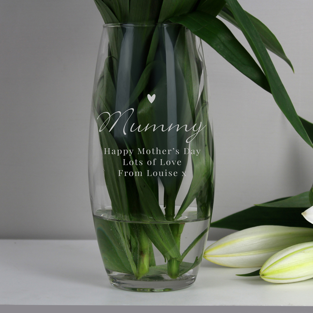Personalised Memento Personalised Bullet Vase Image 3