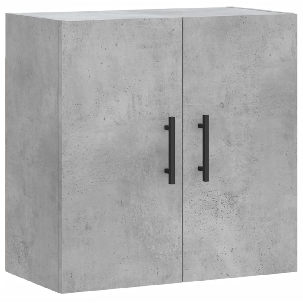 vidaXL 2 Door Concrete Grey Wall Cabinet Image 2