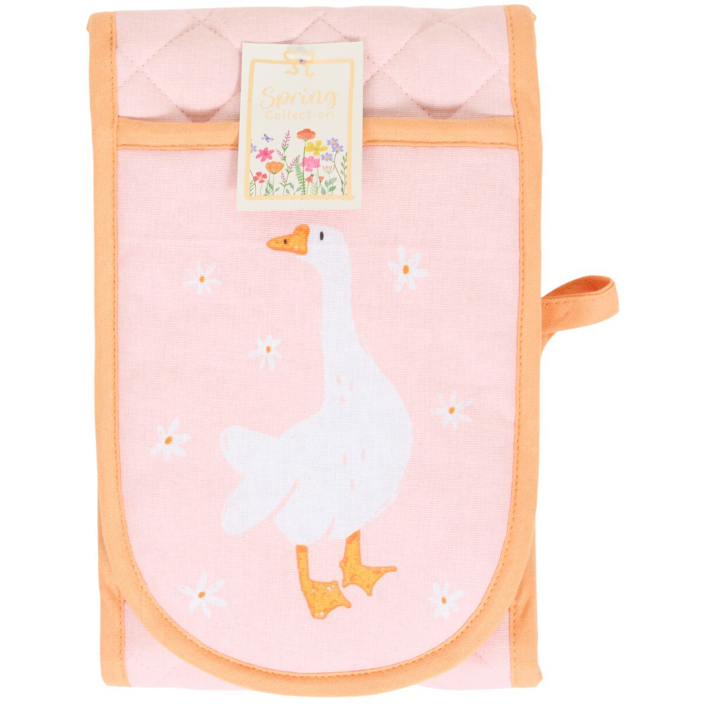 Pink Goose Double Oven Glove Pink Image 3
