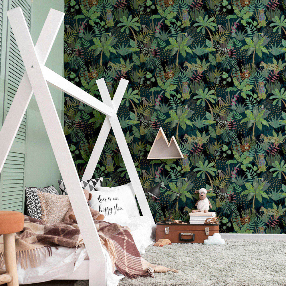 Arthouse Hidden Jungle Multi Wallpaper Image 5