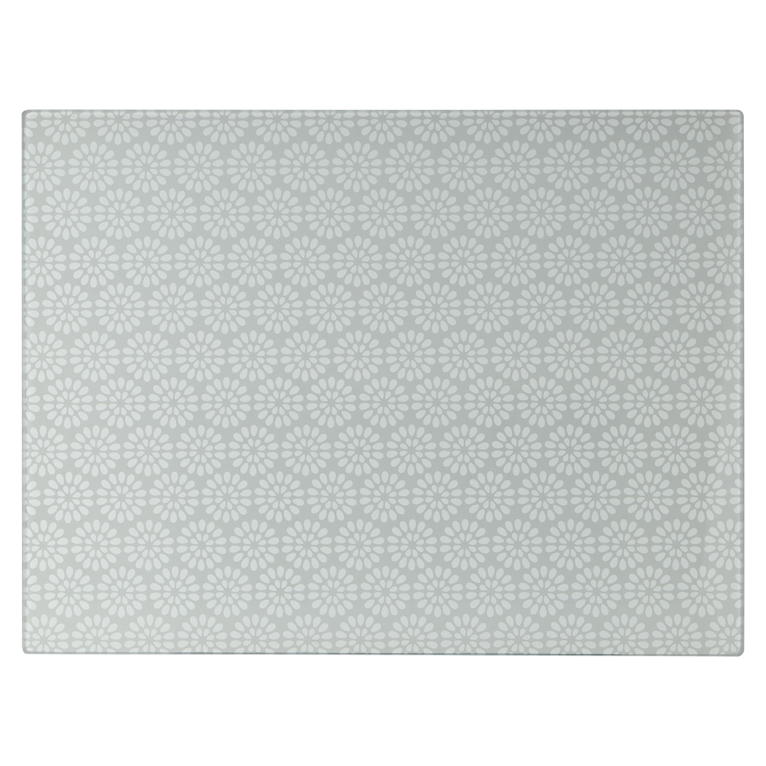 Grey Geometric Blossom Worktop Saver Image 1