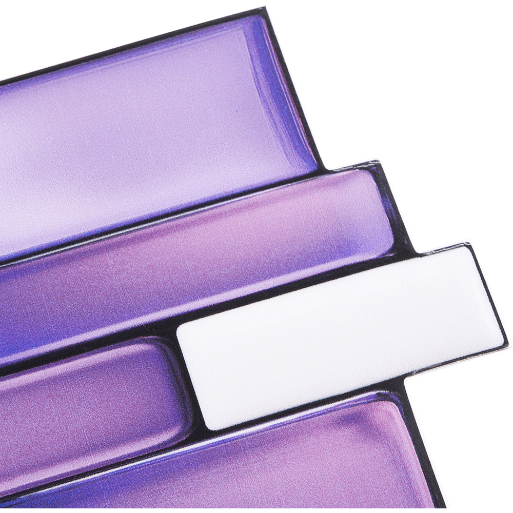 Living and Home Marble Effect Purple Self-Adhesive Wall Tile Sticker 20 Pack Image 5