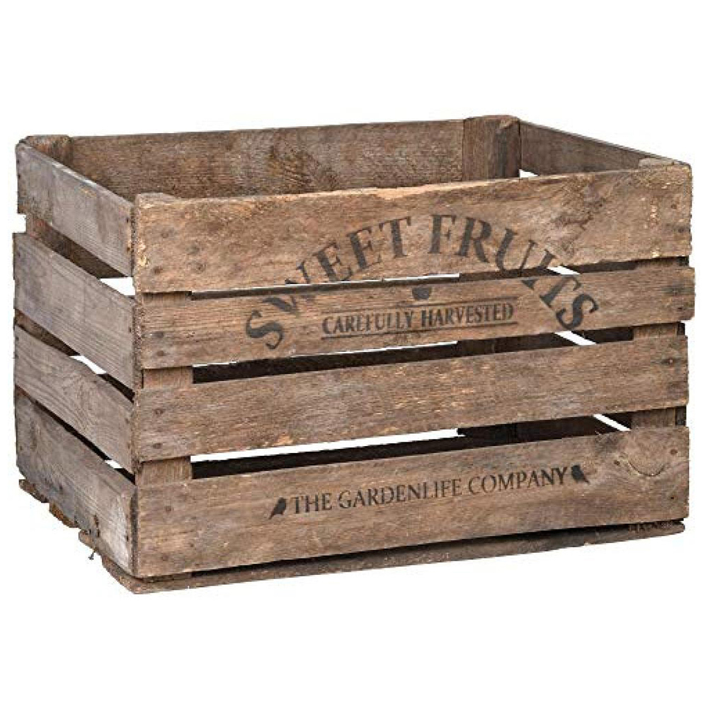 Fallen Fruits Wooden Sweet Fruits Storage Crate Image