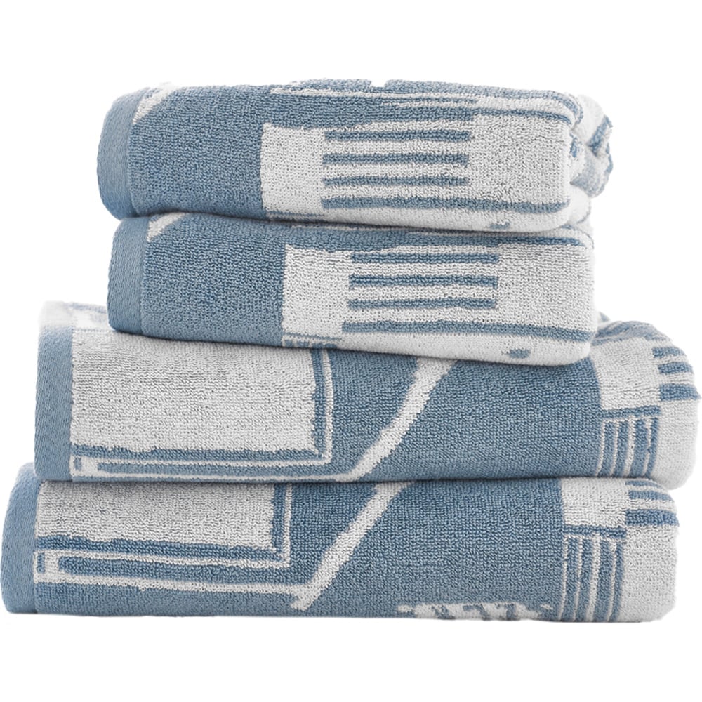 Lobster Creek Kings Parade Chambray Bath Sheet Image 1