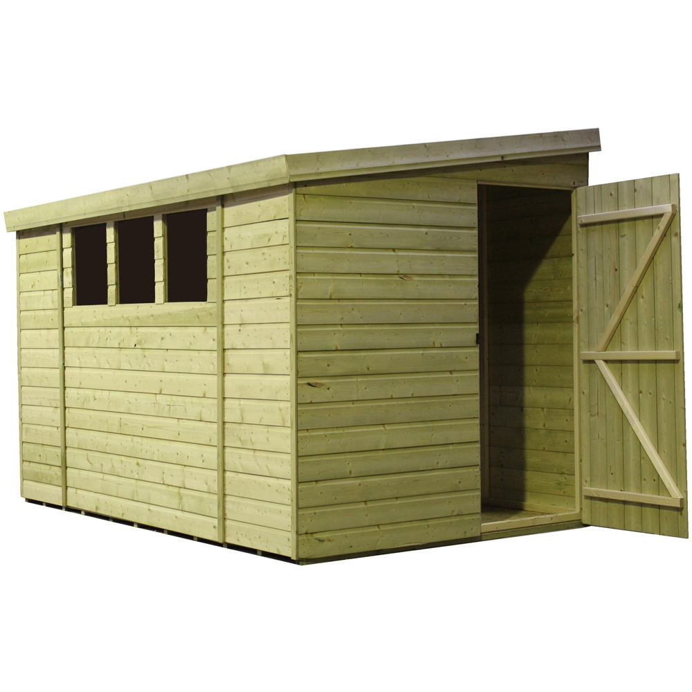 Empire Sheds 3000 14 x 6ft Tongue and Groove Wooden Pent Garden Shed Image 2