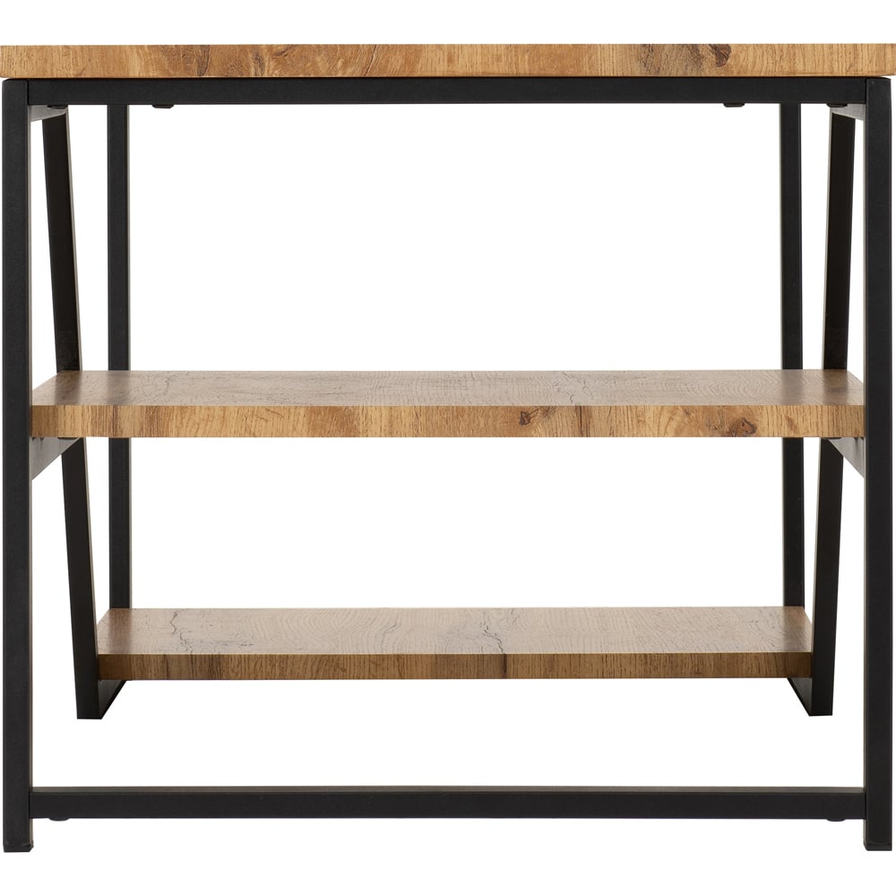 Seconique Durham Light Oak and Black Coffee Table Image 4