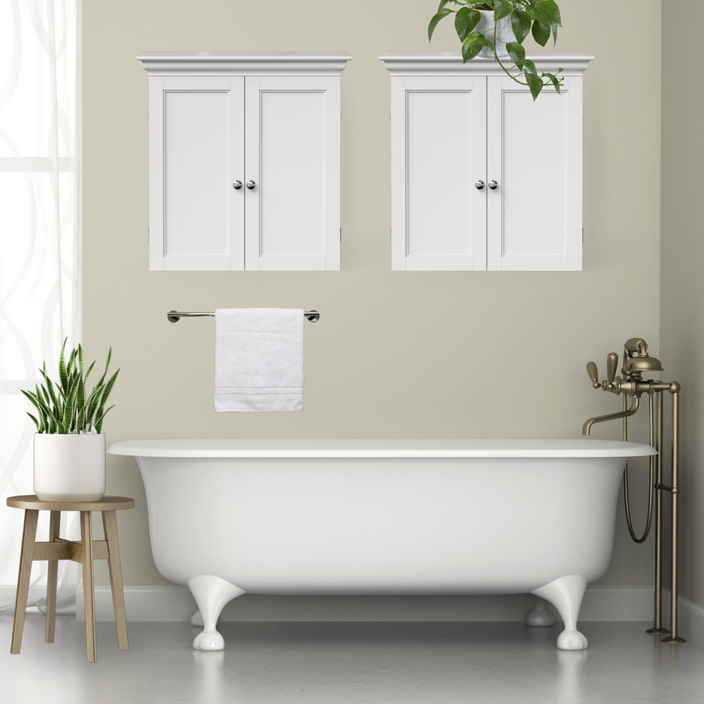 Teamson Home Stratford 2 Door Removable Wall Cabinet Image 8