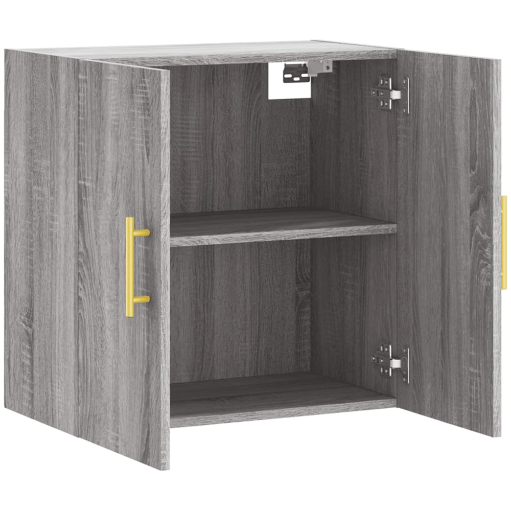 vidaXL 2 Door Grey Sonoma Wall Cabinet Image 6