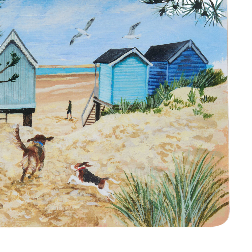 Pack of 6 Summer Walk On The Beach Placemats Image 3