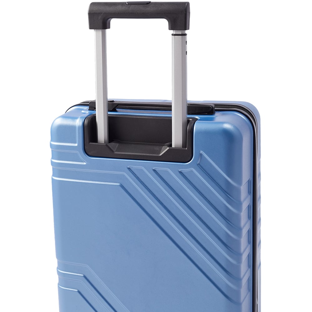 H&O Direct 20 inch Blue Hard Shell Suitcase with Combination Lock Image 4