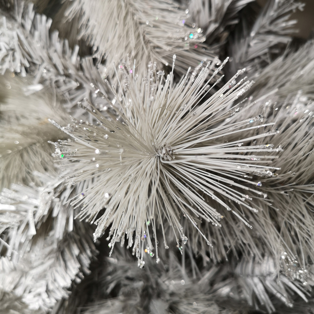 Premier Silver Wrapped PVC Branches Indoor Christmas Tree Arch 7.5ft Image 3
