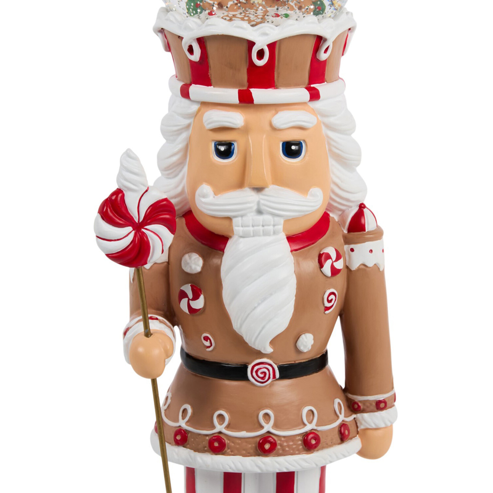 Glitter Spinning Gingerbread Nutcracker Image 7